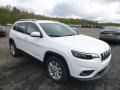 2019 Bright White Jeep Cherokee Latitude  photo #8