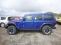 2019 Ocean Blue Metallic Jeep Wrangler Unlimited Rubicon 4x4  photo #2