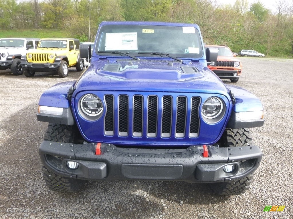 Ocean Blue Metallic 2019 Jeep Wrangler Unlimited Rubicon 4x4 Exterior Photo #133176129