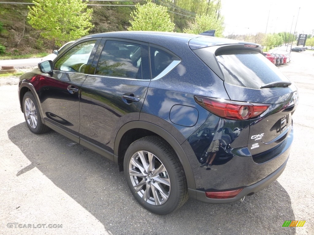 2019 CX-5 Grand Touring AWD - Deep Crystal Blue Mica / Parchment photo #6