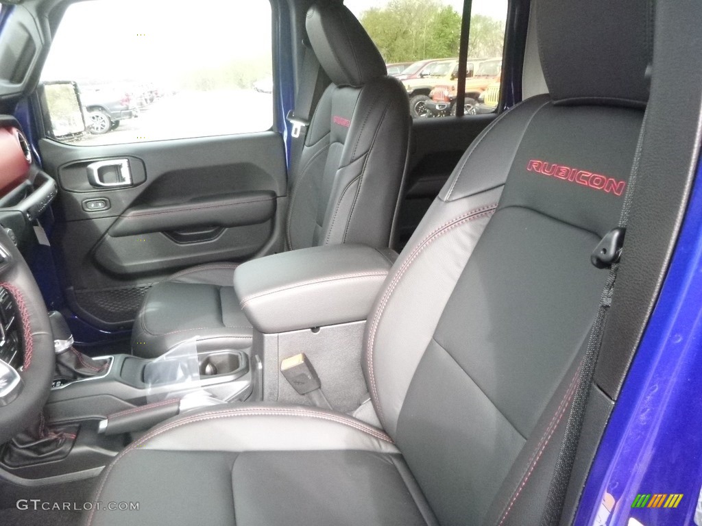 Black Interior 2019 Jeep Wrangler Unlimited Rubicon 4x4 Photo #133176231