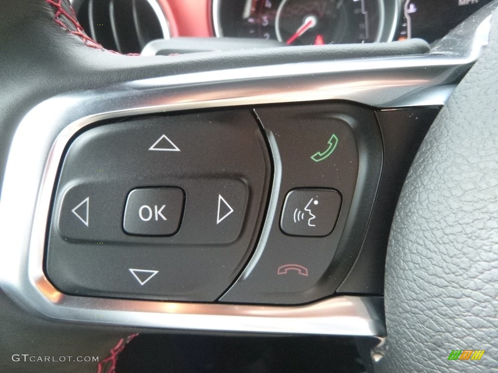 2019 Jeep Wrangler Unlimited Rubicon 4x4 Black Steering Wheel Photo #133176390