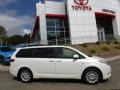 2016 Blizzard Pearl Toyota Sienna XLE AWD  photo #2