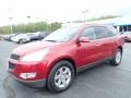 2012 Crystal Red Tintcoat Chevrolet Traverse LT AWD  photo #1