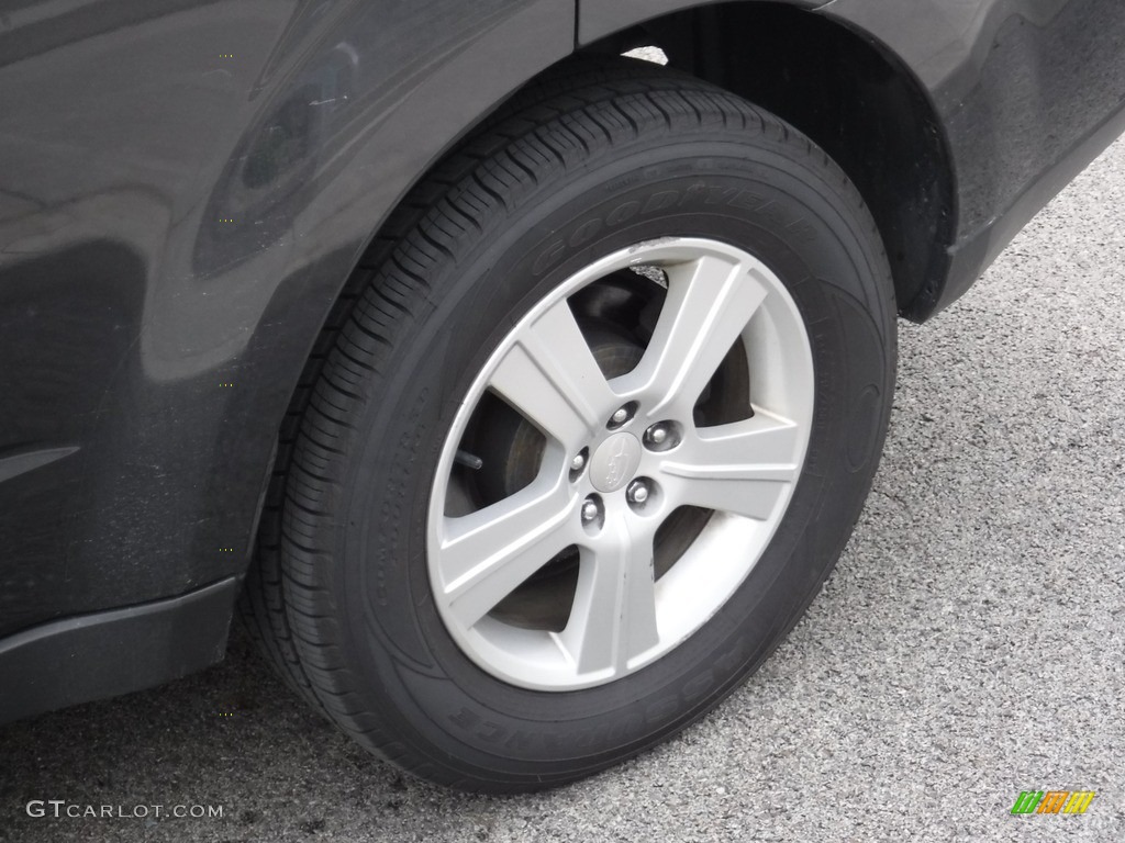 2011 Forester 2.5 X - Steel Silver Metallic / Platinum photo #7