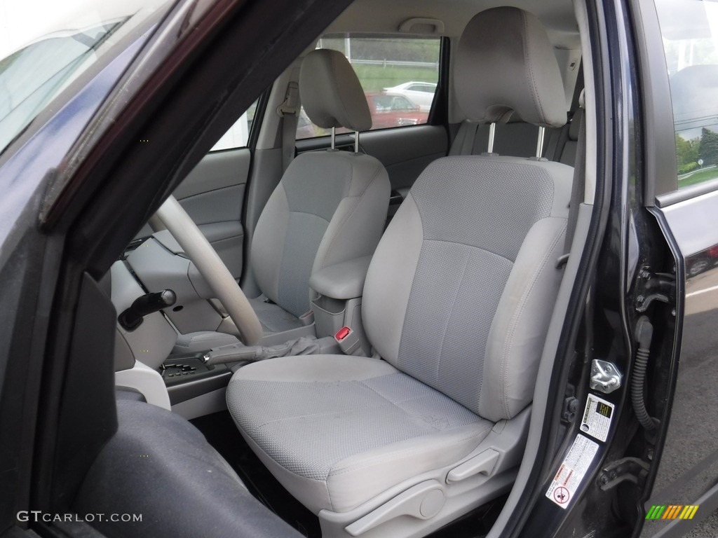 2011 Forester 2.5 X - Steel Silver Metallic / Platinum photo #15