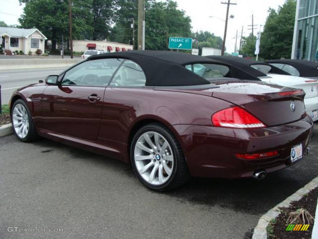 Bmw 650i convertible barbera red #3
