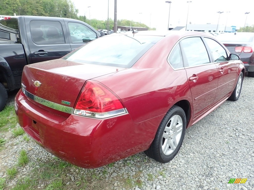 2011 Impala LT - Red Jewel Tintcoat / Gray photo #4
