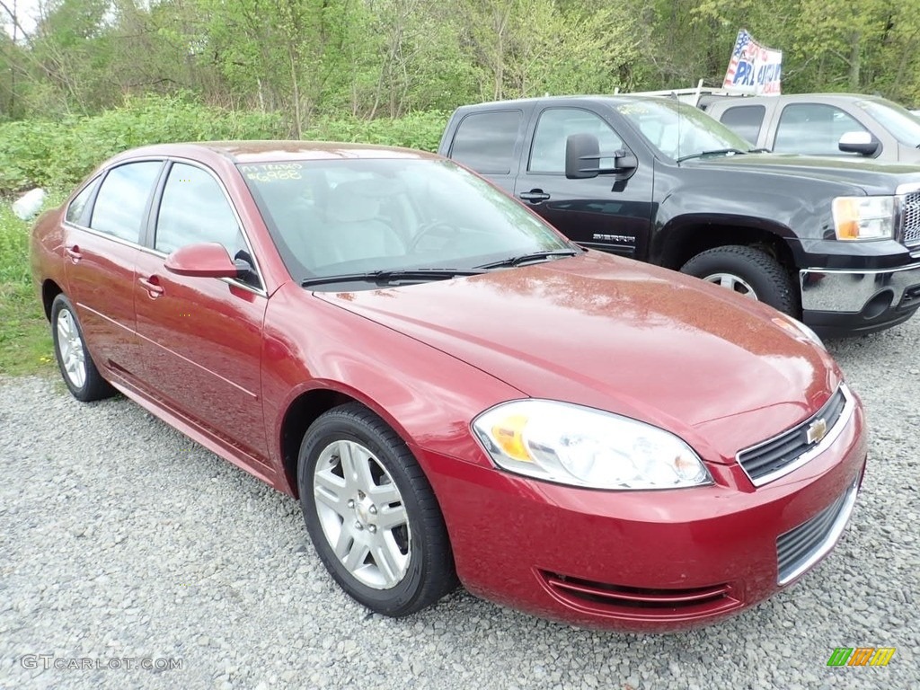 2011 Impala LT - Red Jewel Tintcoat / Gray photo #5