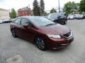 Crimson Pearl 2015 Honda Civic EX Sedan