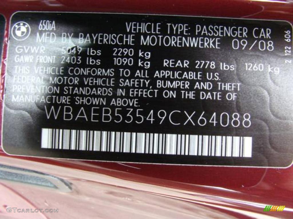 2009 6 Series 650i Convertible - Barbera Red Metallic / Cream Beige Dakota Leather photo #25