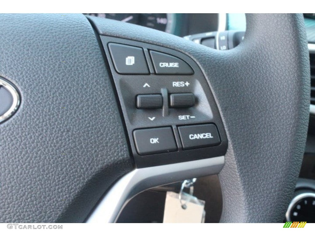 2019 Hyundai Tucson SE Black Steering Wheel Photo #133182472