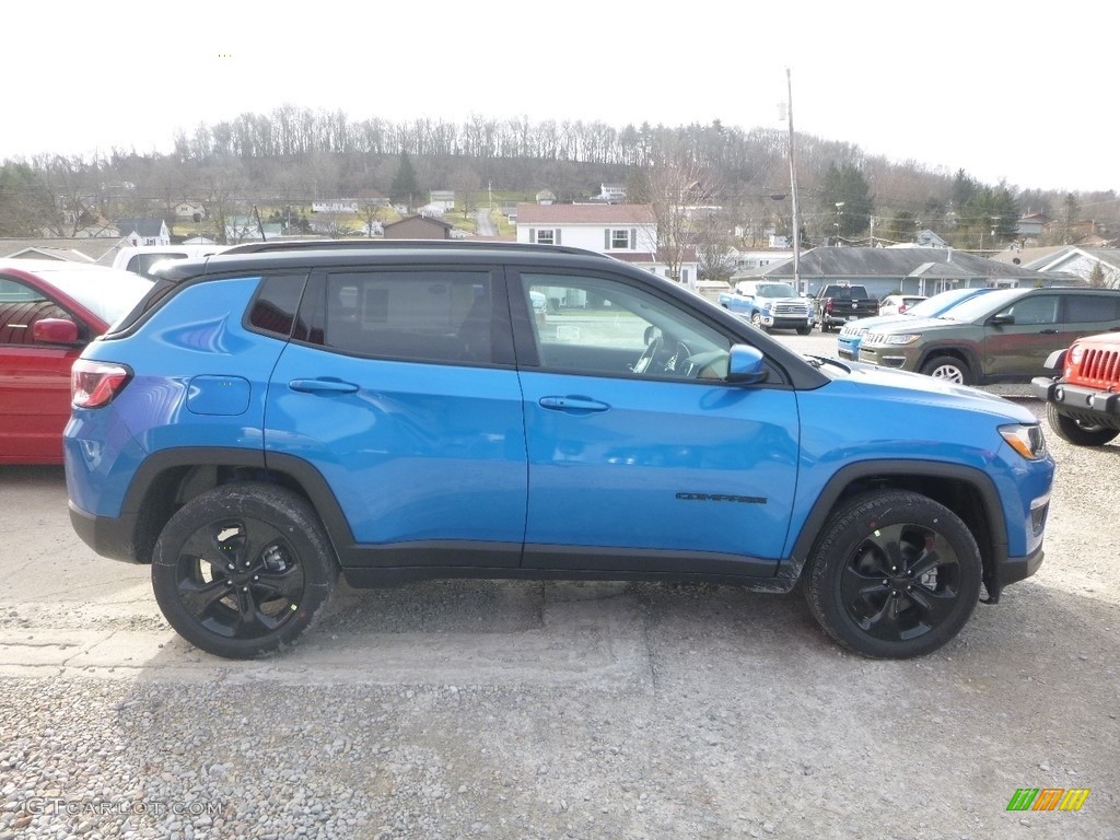Laser Blue Pearl 2019 Jeep Compass Latitude 4x4 Exterior Photo #133183245