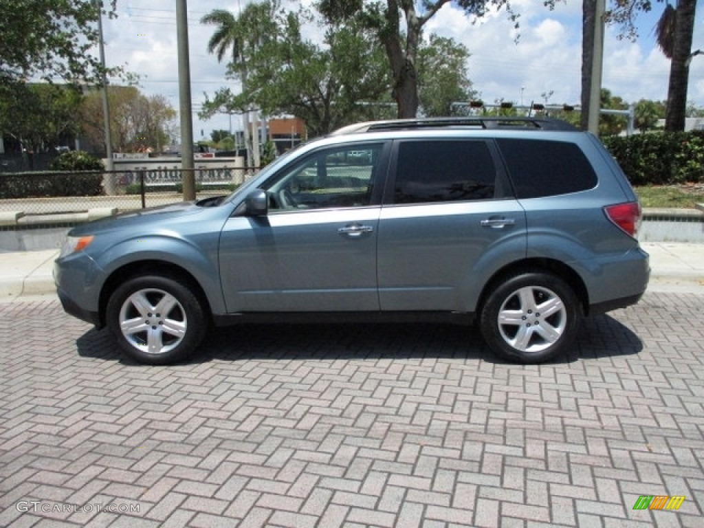 2010 Forester 2.5 X Limited - Sage Green Metallic / Platinum photo #68