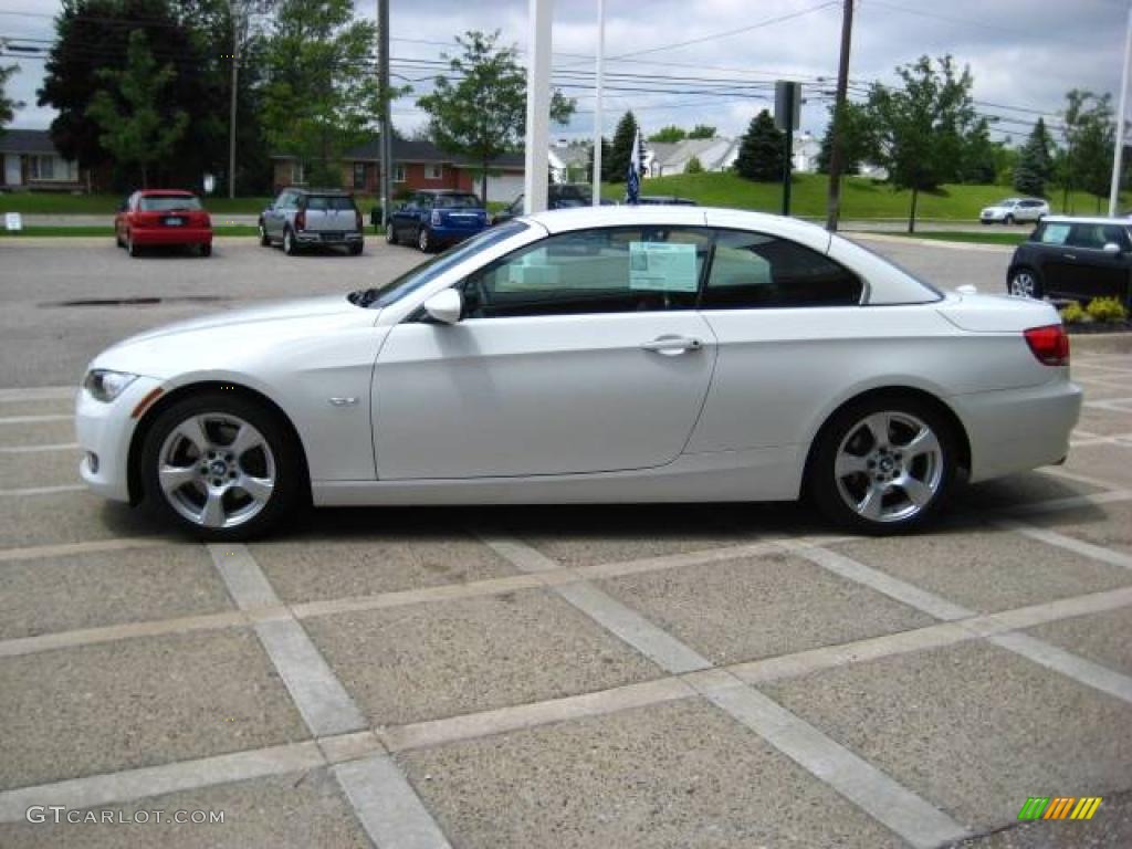 2007 3 Series 328i Convertible - Alpine White / Saddle Brown/Black photo #5