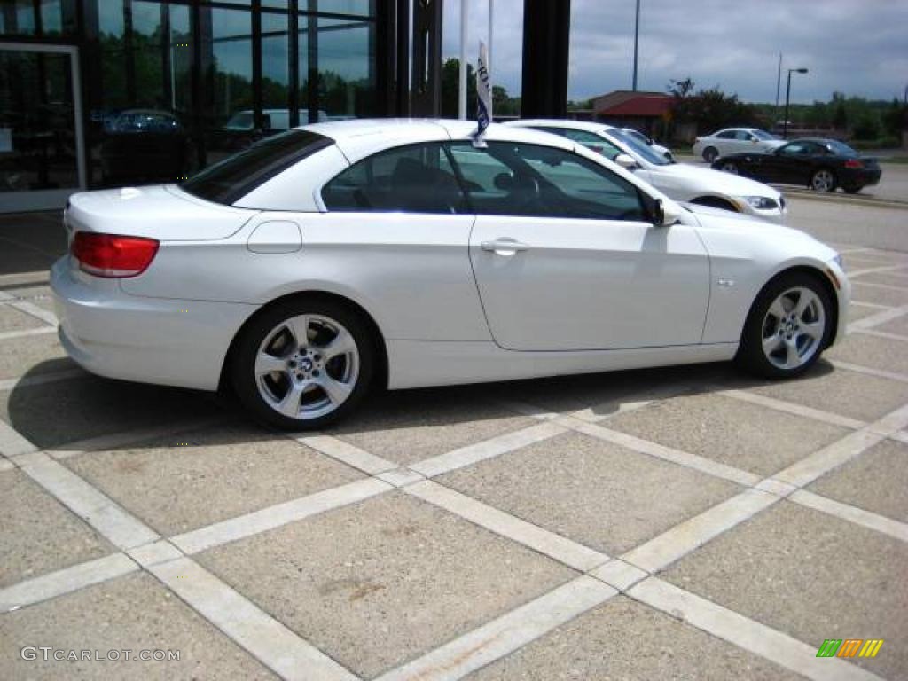2007 3 Series 328i Convertible - Alpine White / Saddle Brown/Black photo #9