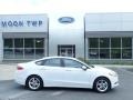 Oxford White 2018 Ford Fusion Hybrid SE