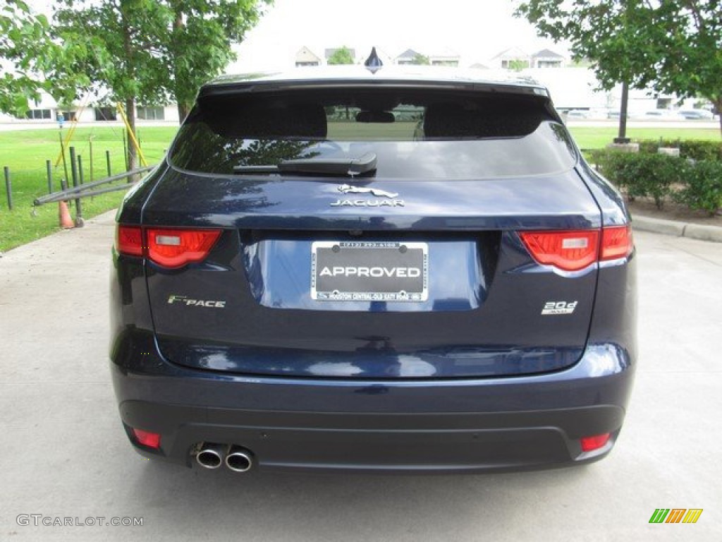 2017 F-PACE 20d AWD Prestige - Dark Sapphire Blue / Jet w/Tan photo #10