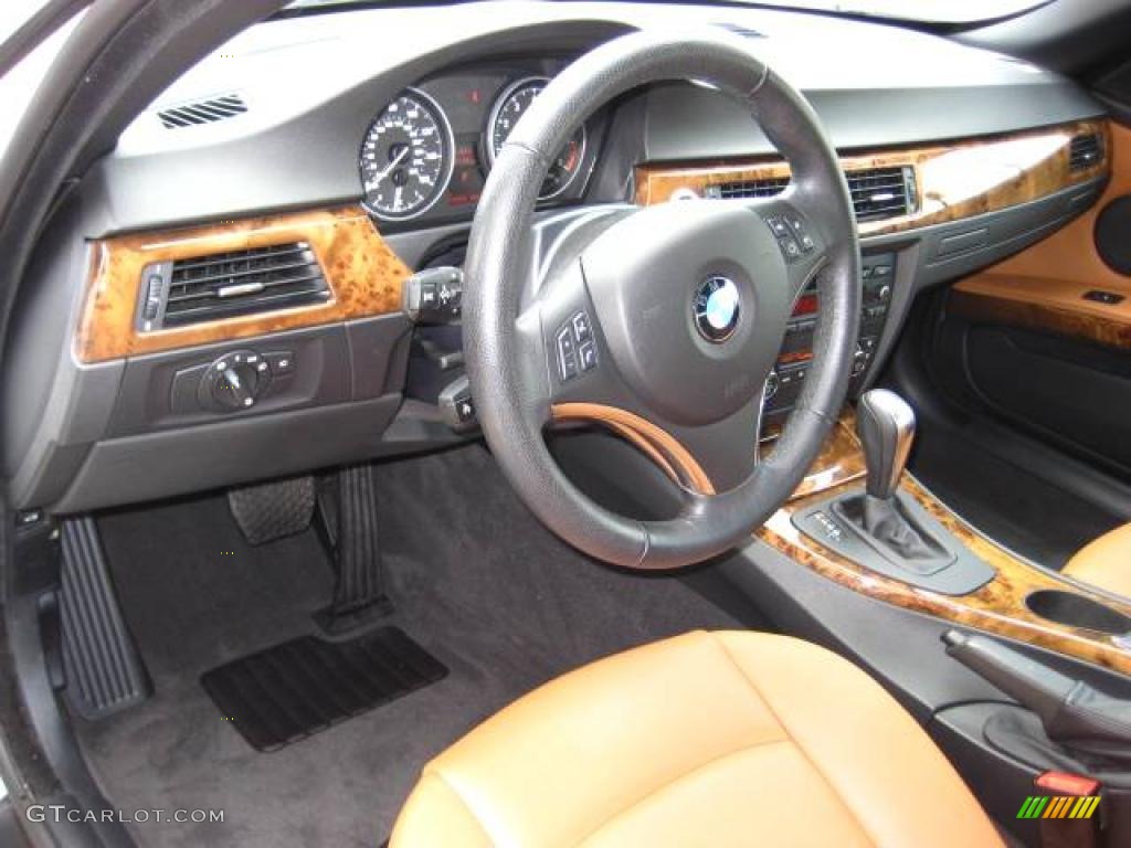 2007 3 Series 328i Convertible - Alpine White / Saddle Brown/Black photo #13