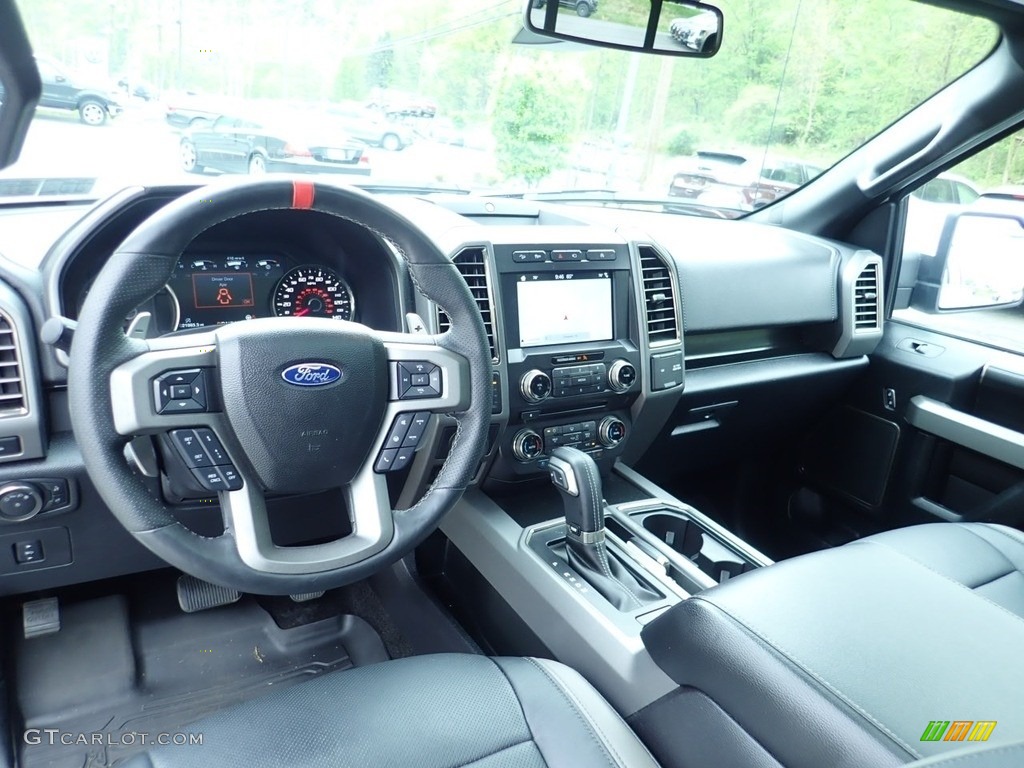 Raptor Black Interior 2018 Ford F150 SVT Raptor SuperCrew 4x4 Photo #133187580