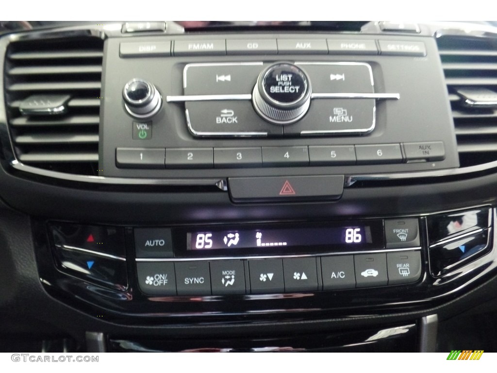 2016 Accord Sport Sedan - Crystal Black Pearl / Black photo #32