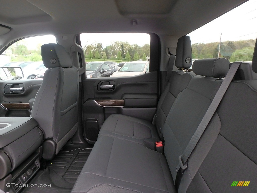 Jet Black Interior 2019 GMC Sierra 1500 SLE Crew Cab 4WD Photo #133191630