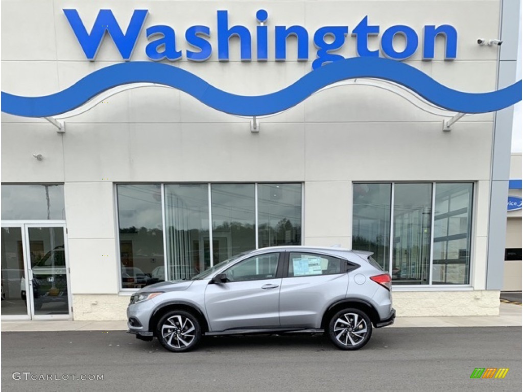 2019 HR-V Sport AWD - Lunar Silver Metallic / Black photo #1