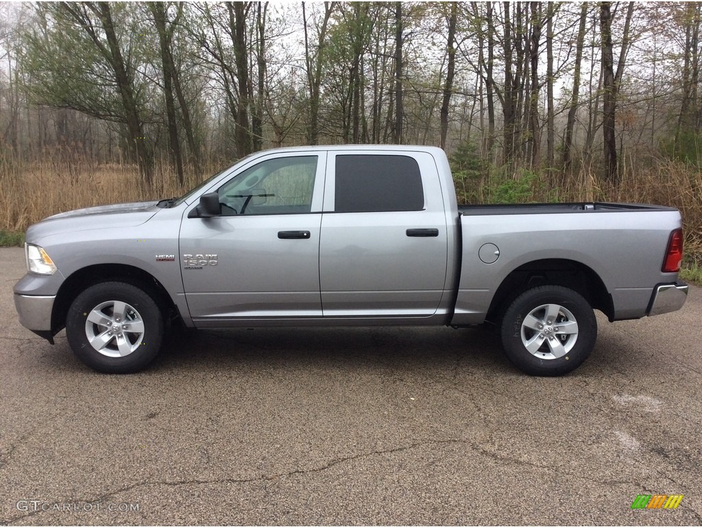 2019 1500 Classic Tradesman Crew Cab 4x4 - Billett Silver Metallic / Black/Diesel Gray photo #2