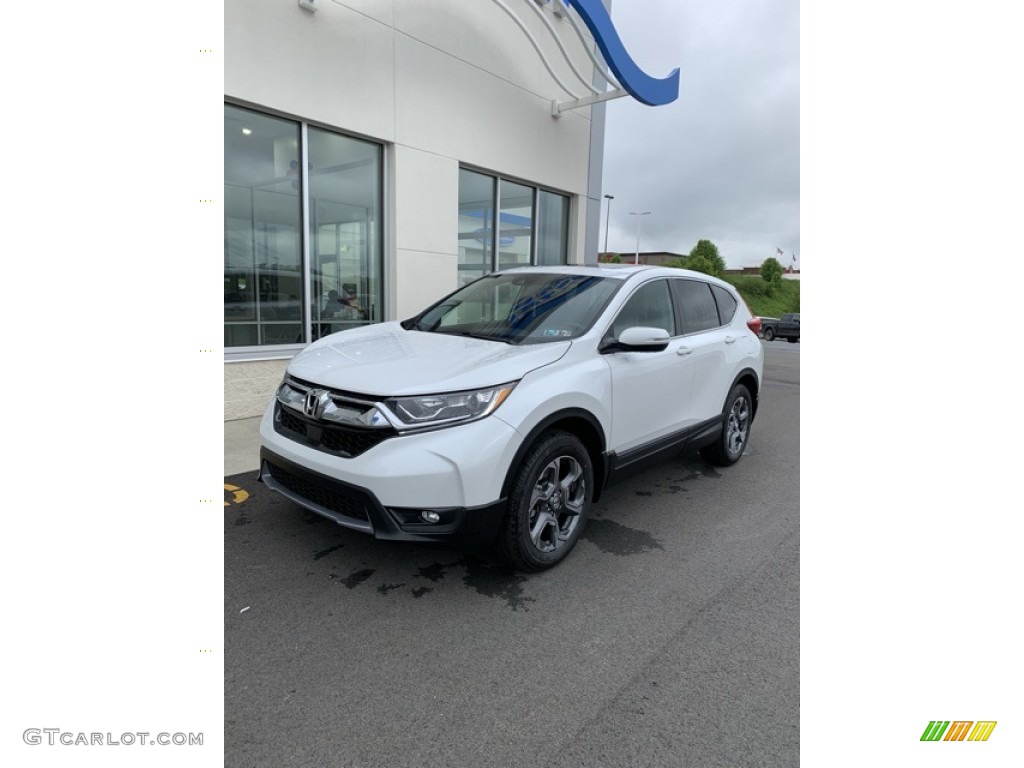 2019 CR-V EX AWD - Platinum White Pearl / Black photo #2