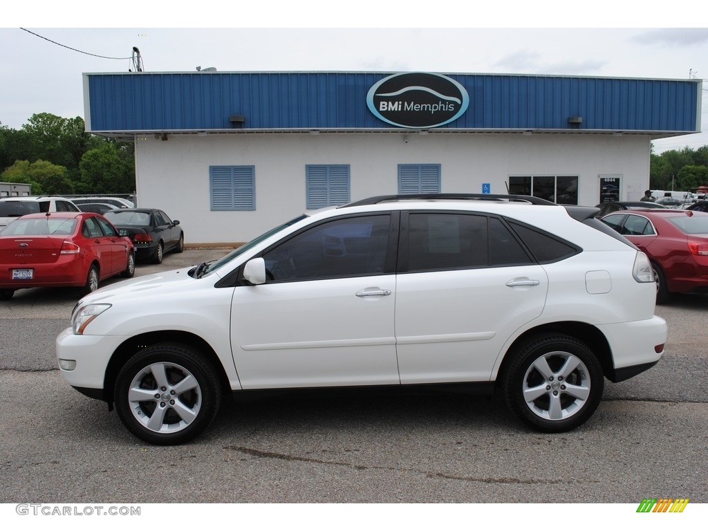 2008 RX 350 AWD - Crystal White / Ivory photo #2