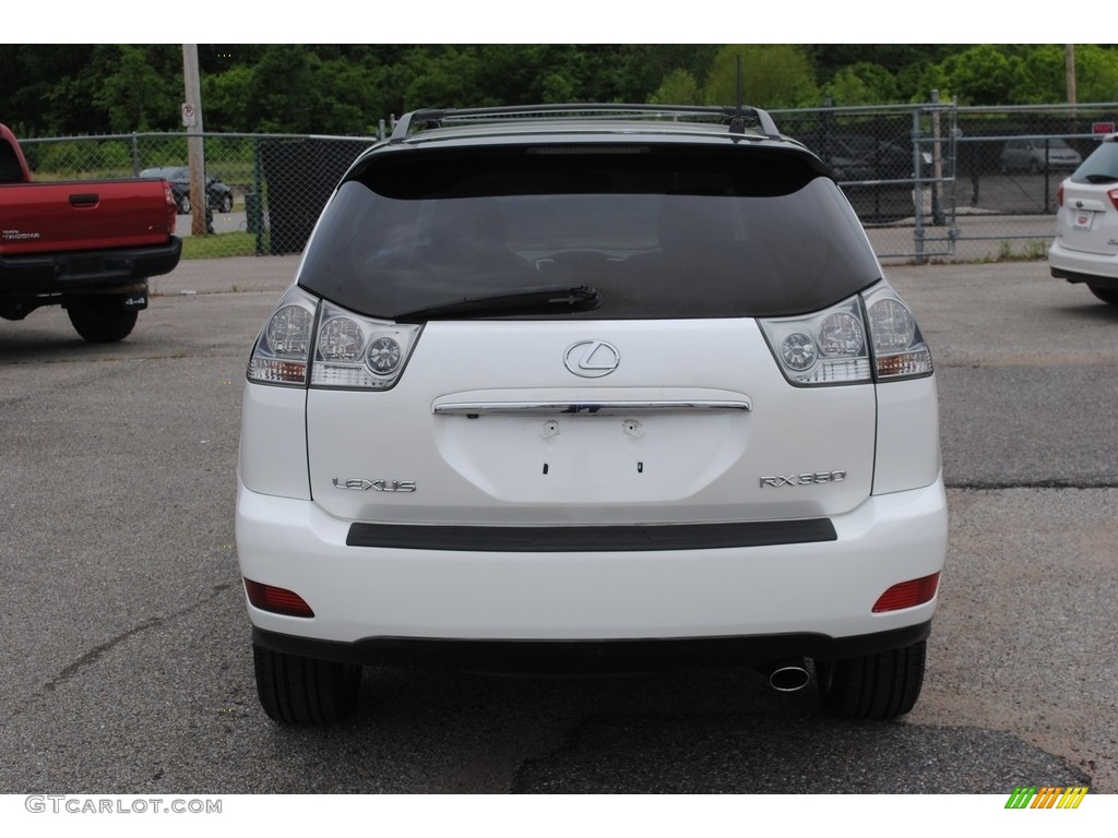 2008 RX 350 AWD - Crystal White / Ivory photo #4