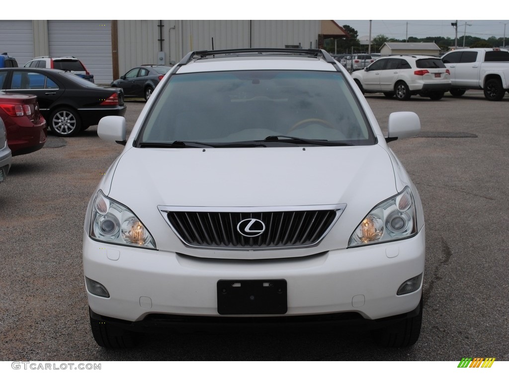 2008 RX 350 AWD - Crystal White / Ivory photo #8