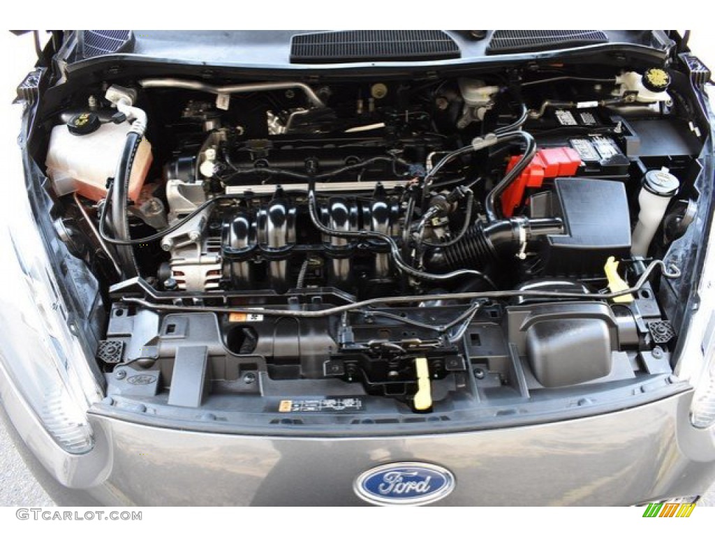 2015 Fiesta SE Hatchback - Magnetic Metallic / Medium Light Stone photo #27