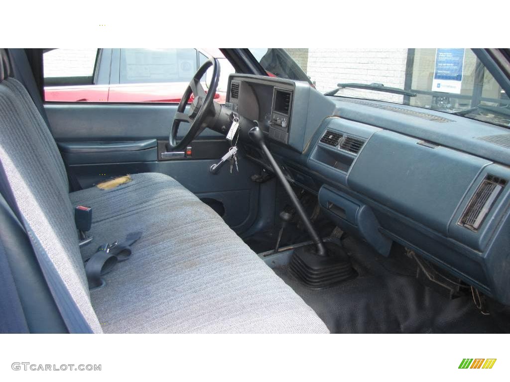 1994 C/K K1500 Regular Cab 4x4 - Indigo Metallic / Blue photo #14