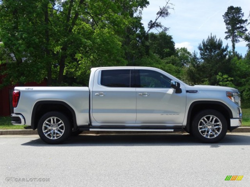 Quicksilver Metallic 2019 GMC Sierra 1500 SLT Crew Cab 4WD Exterior Photo #133198164