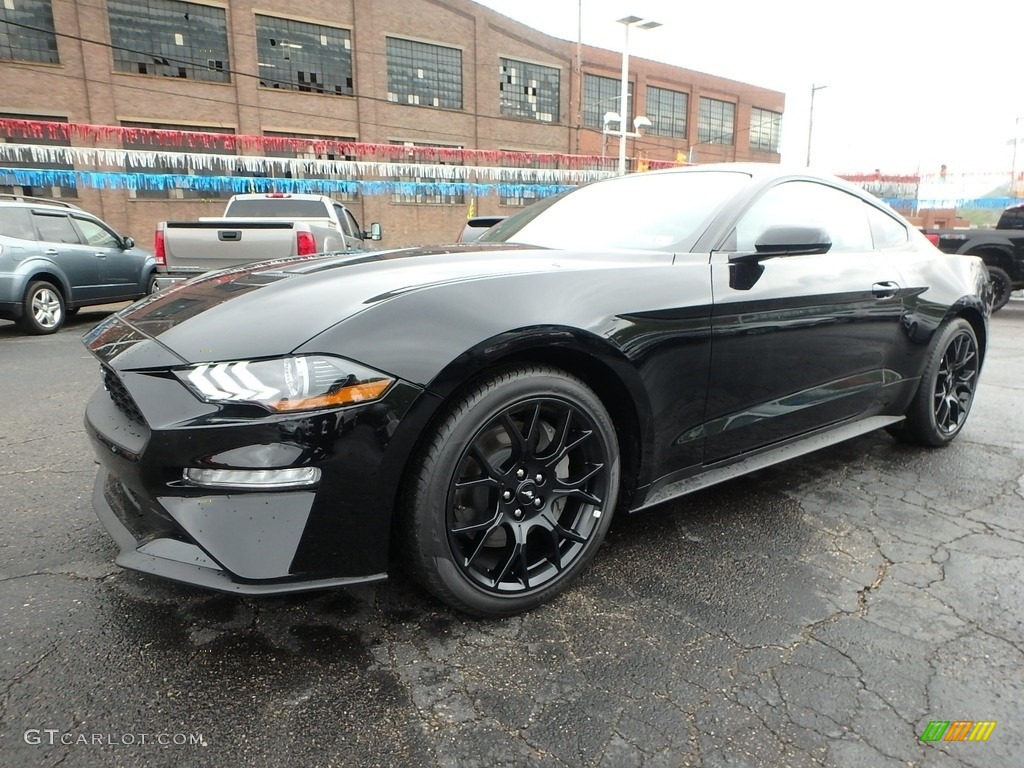 Shadow Black 2019 Ford Mustang EcoBoost Fastback Exterior Photo #133199061