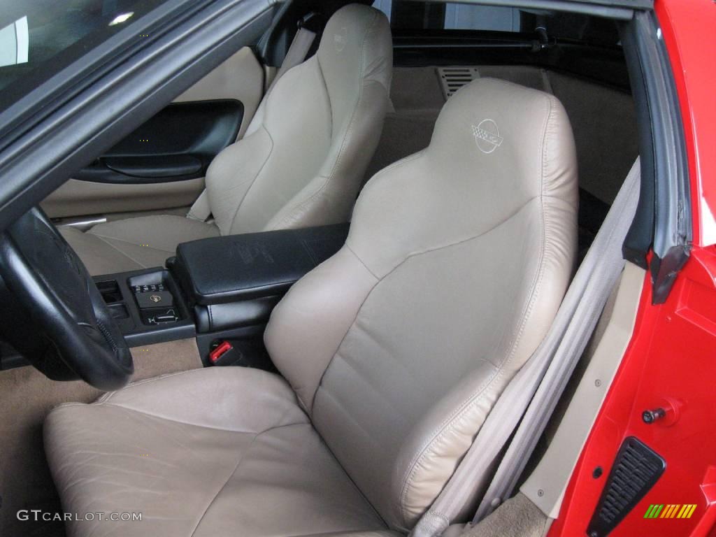 1996 Corvette Coupe - Torch Red / Light Beige photo #8