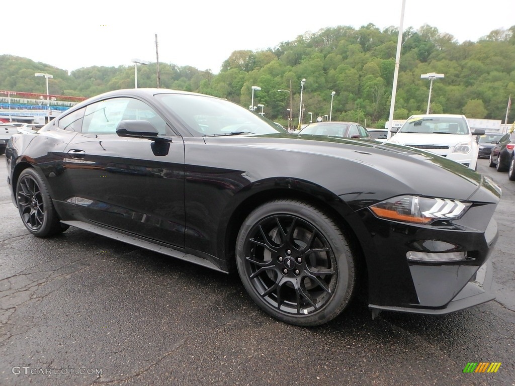 Shadow Black 2019 Ford Mustang EcoBoost Fastback Exterior Photo #133199121