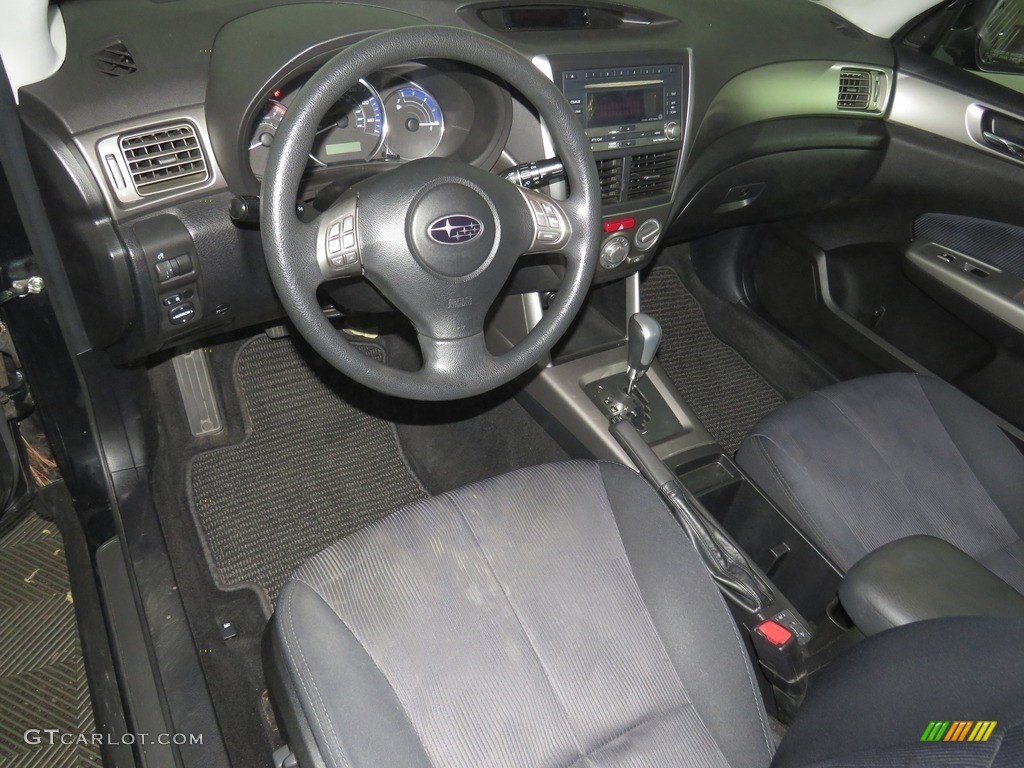 2010 Forester 2.5 X Premium - Obsidian Black Pearl / Platinum photo #22