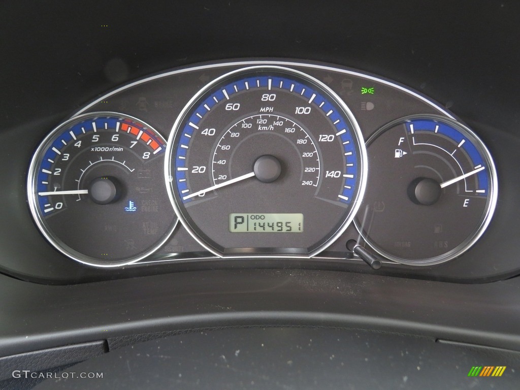 2010 Forester 2.5 X Premium - Obsidian Black Pearl / Platinum photo #31