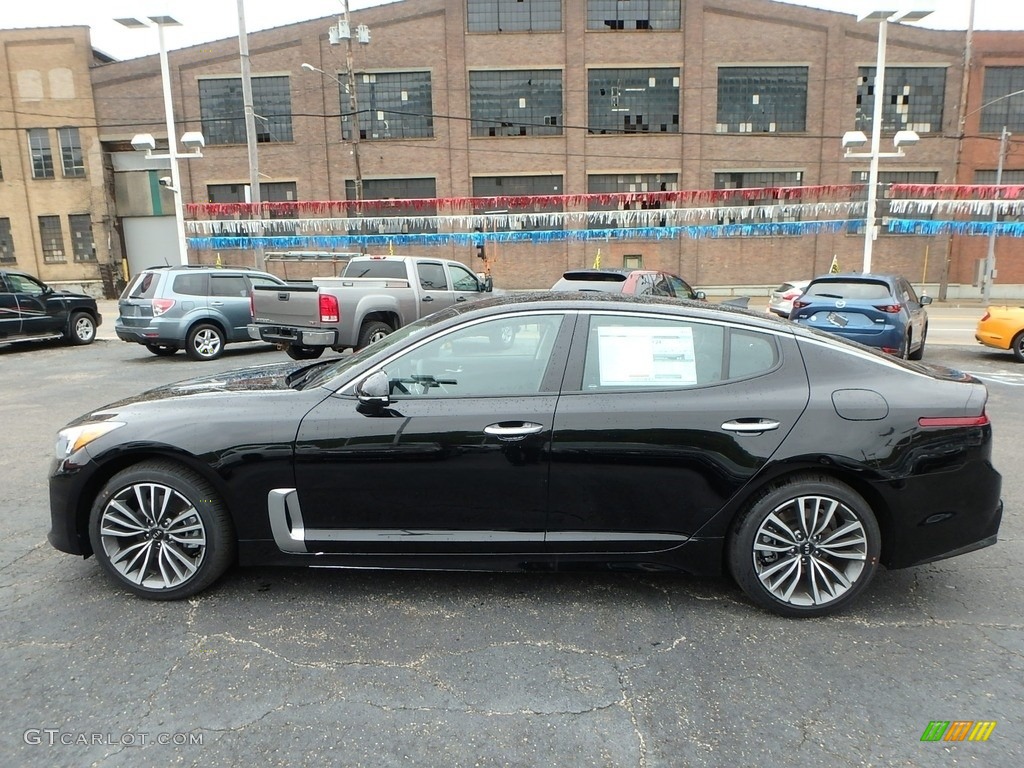 Aurora Black Pearl 2019 Kia Stinger 2.0L AWD Exterior Photo #133199856