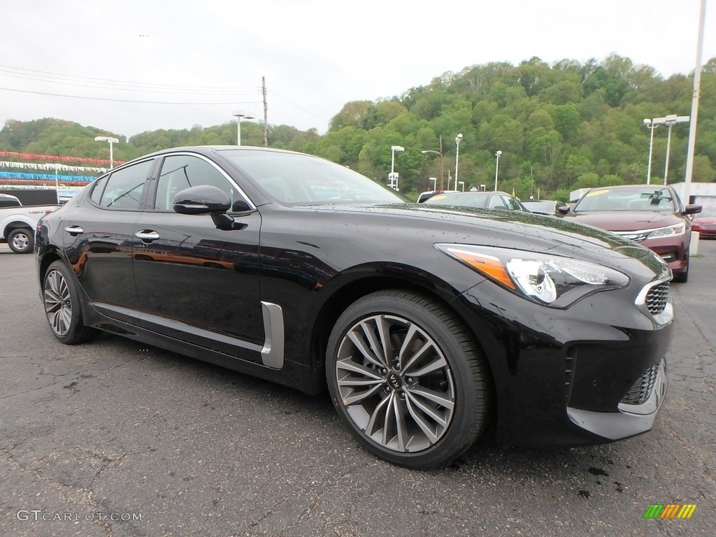 Aurora Black Pearl 2019 Kia Stinger 2.0L AWD Exterior Photo #133199877