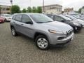 2014 Billet Silver Metallic Jeep Cherokee Sport 4x4  photo #3