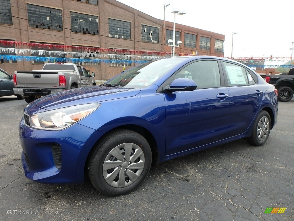 Deep Sea Blue 2019 Kia Rio S Exterior Photo #133200729