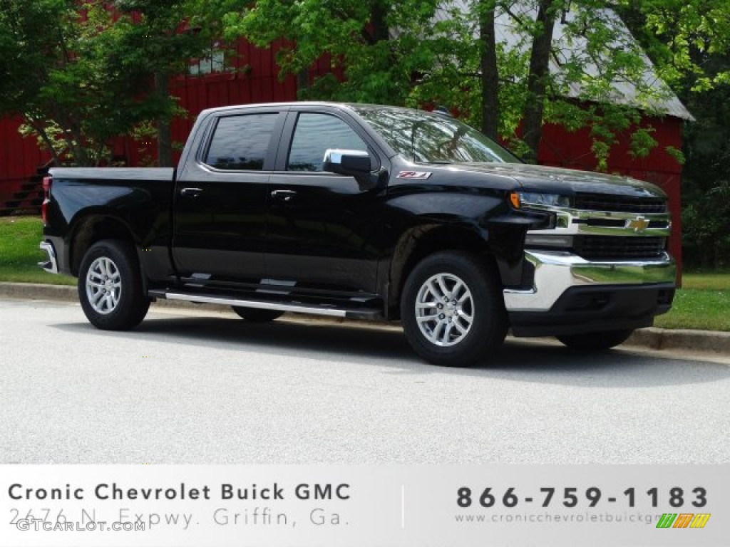 2019 Silverado 1500 LT Crew Cab 4WD - Black / Dark Ash/Jet Black photo #1