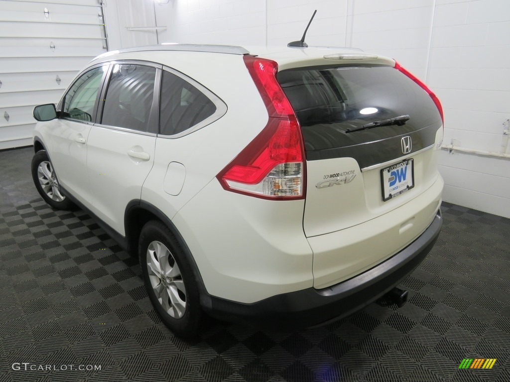 2013 CR-V EX-L AWD - White Diamond Pearl / Gray photo #13