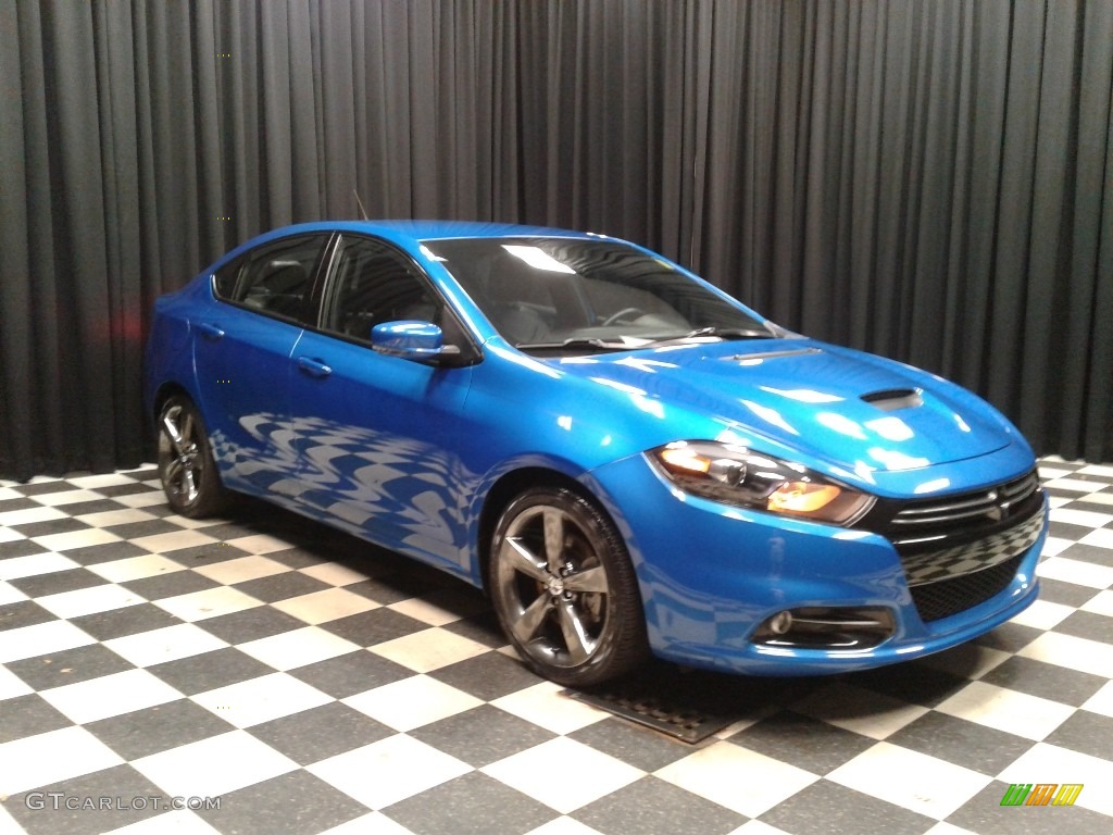 2016 Dart GT - Laser Blue Pearl / Black photo #4
