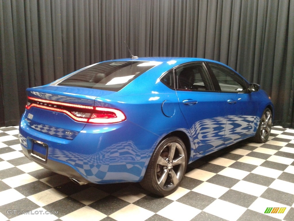 2016 Dart GT - Laser Blue Pearl / Black photo #6