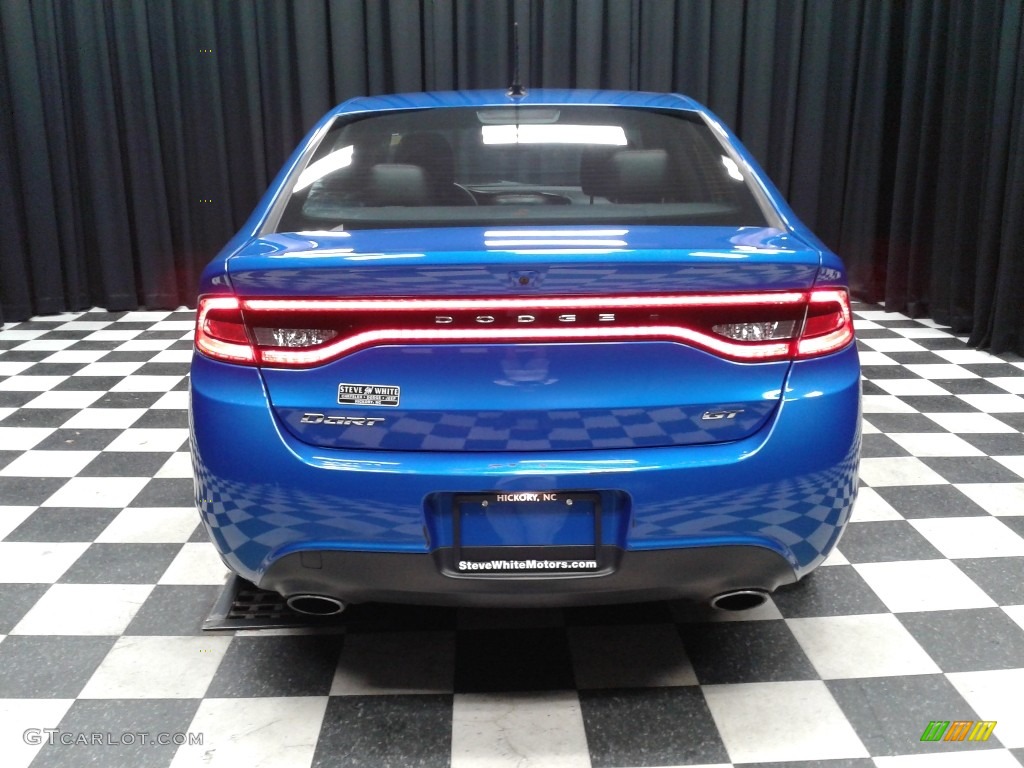 2016 Dart GT - Laser Blue Pearl / Black photo #7