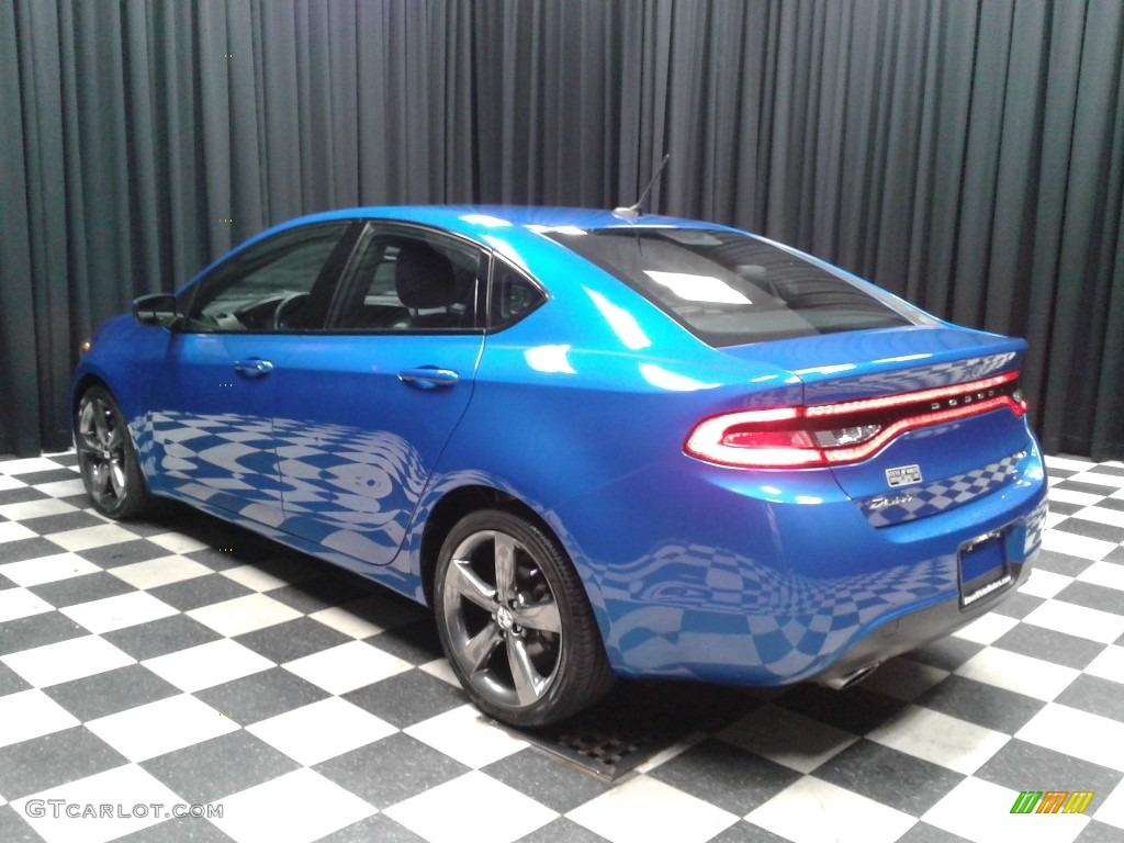 2016 Dart GT - Laser Blue Pearl / Black photo #8